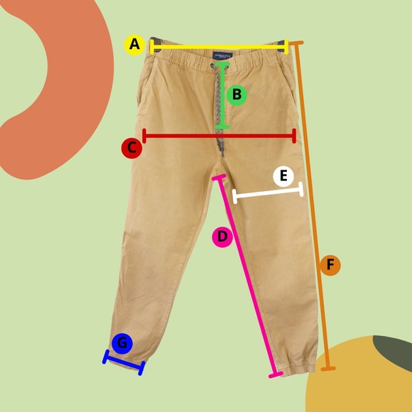 NWOT American Eagle Outfitters Men's Tan Joggers Sz Small - Picture 5 of 5